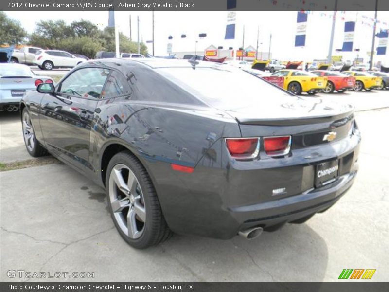 Ashen Gray Metallic / Black 2012 Chevrolet Camaro SS/RS Coupe