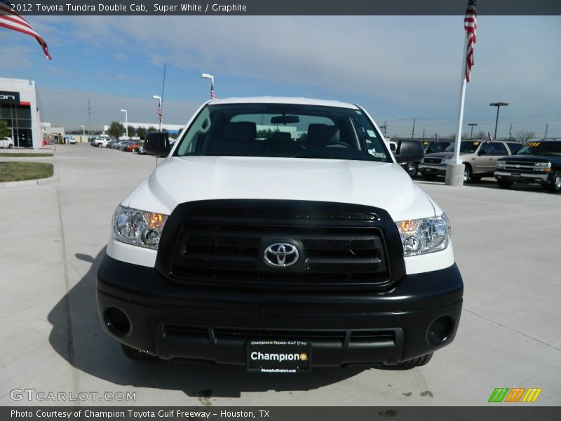 Super White / Graphite 2012 Toyota Tundra Double Cab