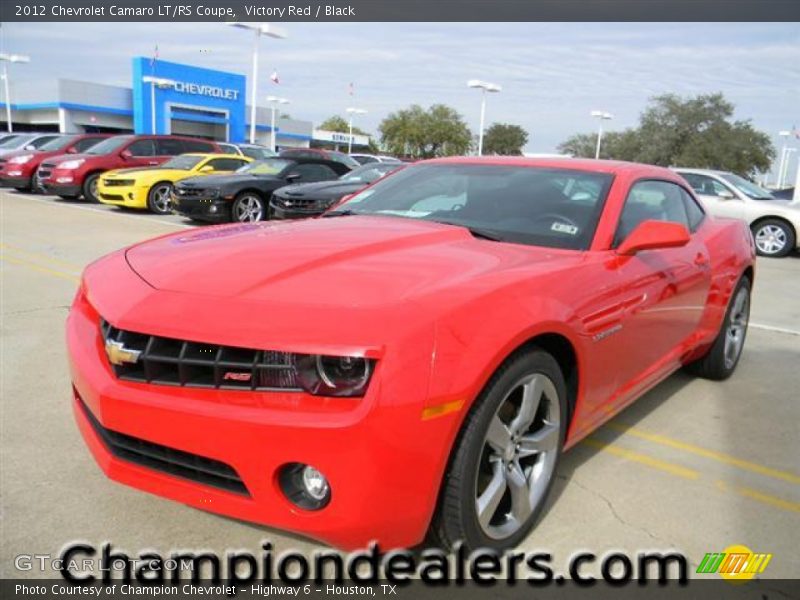 Victory Red / Black 2012 Chevrolet Camaro LT/RS Coupe