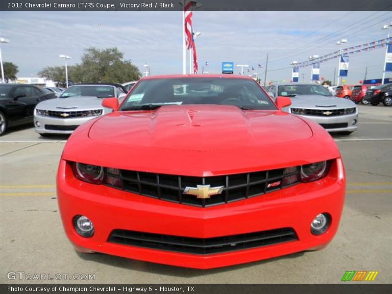 Victory Red / Black 2012 Chevrolet Camaro LT/RS Coupe