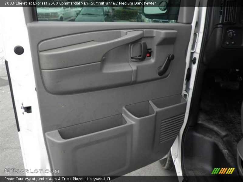 Summit White / Medium Dark Pewter 2003 Chevrolet Express 3500 Commercial Van