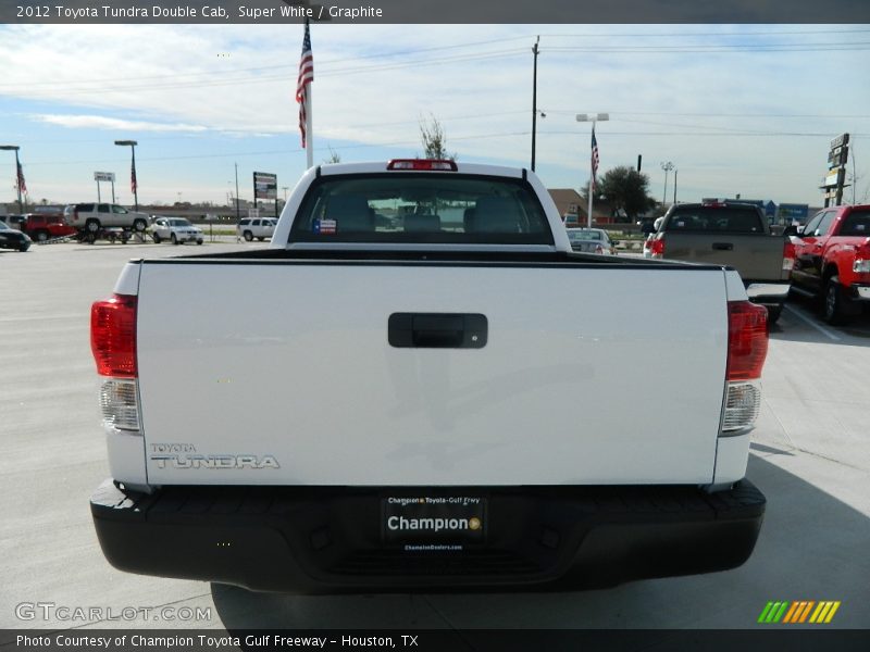 Super White / Graphite 2012 Toyota Tundra Double Cab