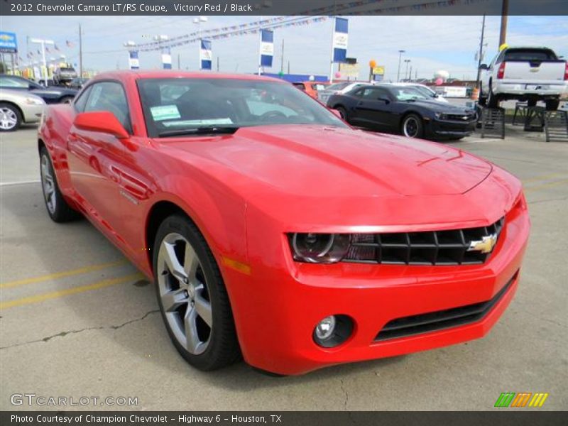Victory Red / Black 2012 Chevrolet Camaro LT/RS Coupe