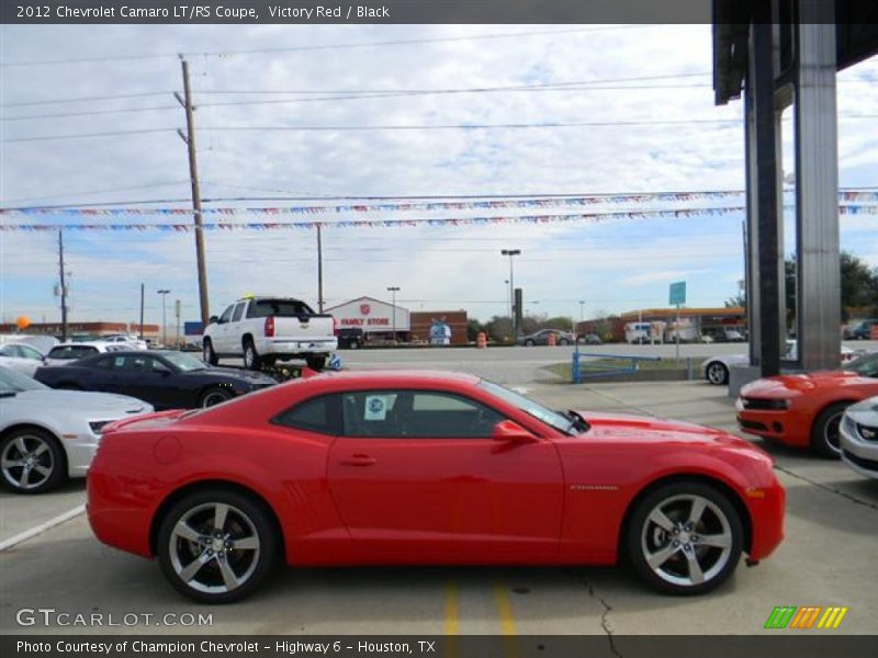 Victory Red / Black 2012 Chevrolet Camaro LT/RS Coupe