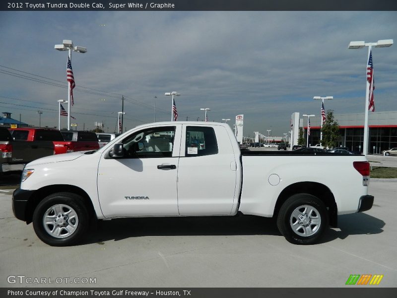 Super White / Graphite 2012 Toyota Tundra Double Cab