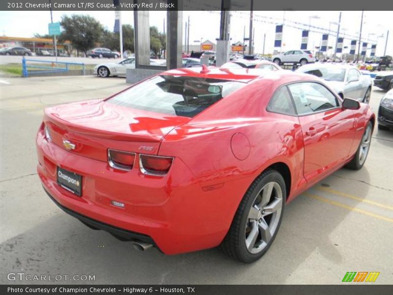 Victory Red / Black 2012 Chevrolet Camaro LT/RS Coupe
