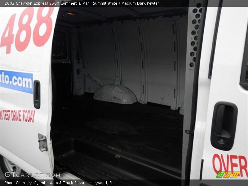 Summit White / Medium Dark Pewter 2003 Chevrolet Express 3500 Commercial Van
