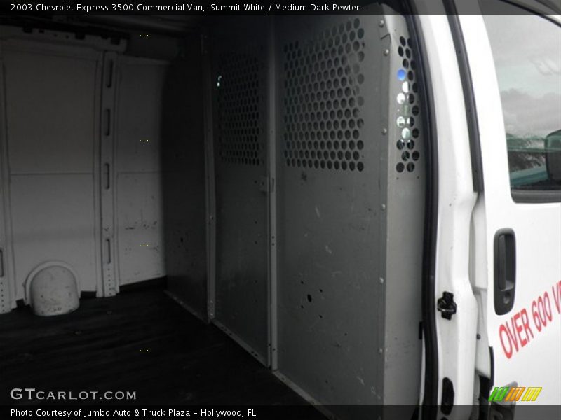 Summit White / Medium Dark Pewter 2003 Chevrolet Express 3500 Commercial Van