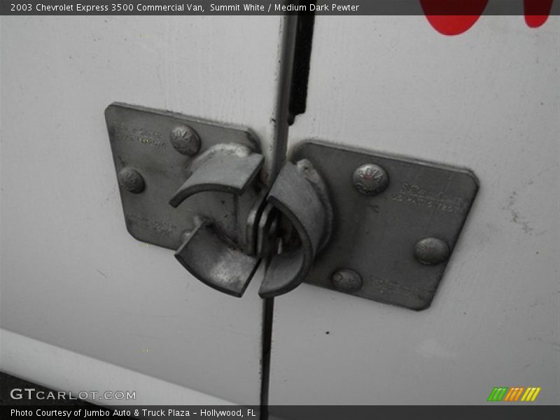 Summit White / Medium Dark Pewter 2003 Chevrolet Express 3500 Commercial Van