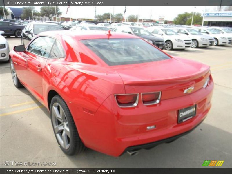 Victory Red / Black 2012 Chevrolet Camaro LT/RS Coupe