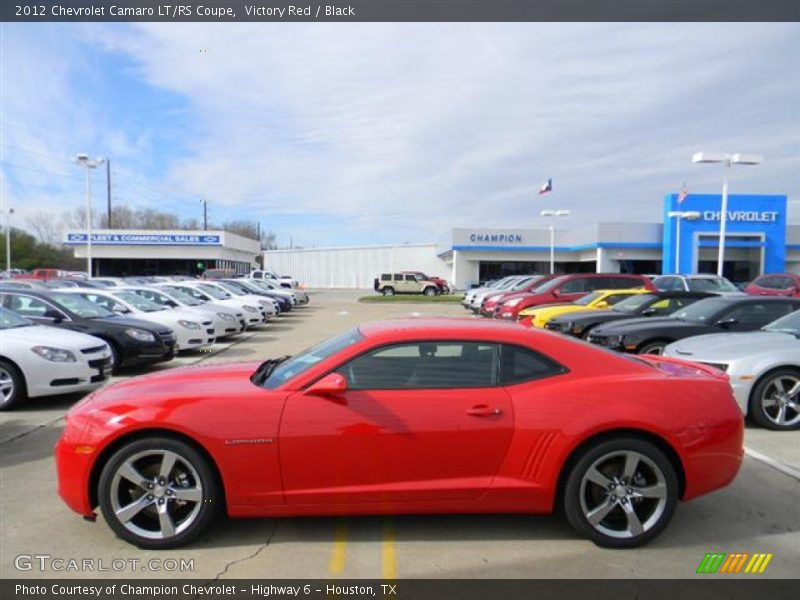 Victory Red / Black 2012 Chevrolet Camaro LT/RS Coupe