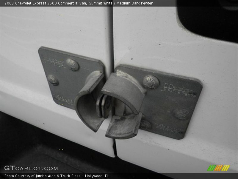 Summit White / Medium Dark Pewter 2003 Chevrolet Express 3500 Commercial Van