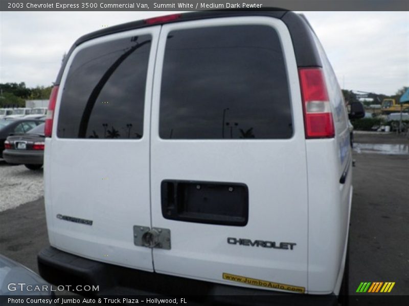 Summit White / Medium Dark Pewter 2003 Chevrolet Express 3500 Commercial Van