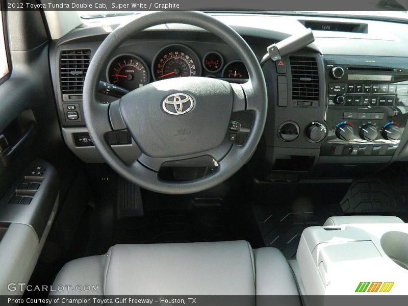 Super White / Graphite 2012 Toyota Tundra Double Cab