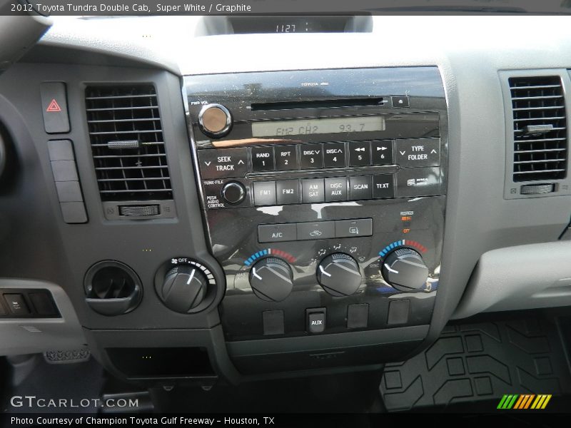 Super White / Graphite 2012 Toyota Tundra Double Cab
