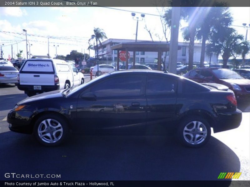 Black Onyx / Tan 2004 Saturn ION 3 Quad Coupe