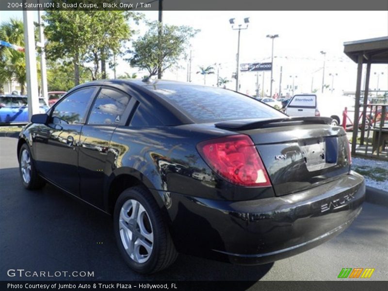 Black Onyx / Tan 2004 Saturn ION 3 Quad Coupe
