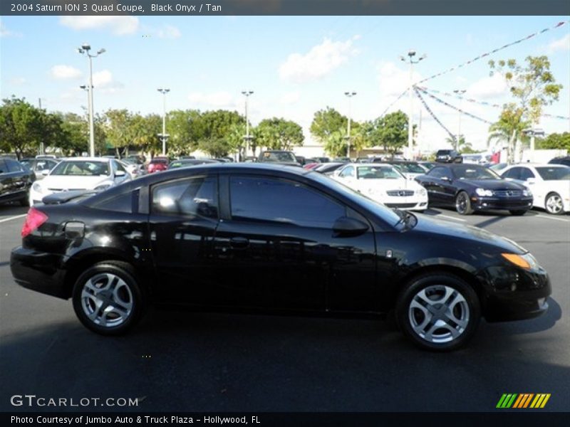 Black Onyx / Tan 2004 Saturn ION 3 Quad Coupe