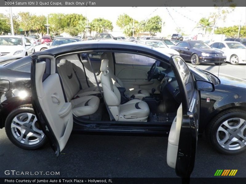  2004 ION 3 Quad Coupe Tan Interior