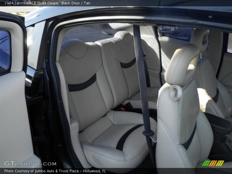  2004 ION 3 Quad Coupe Tan Interior