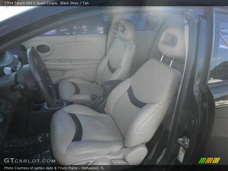 Black Onyx / Tan 2004 Saturn ION 3 Quad Coupe