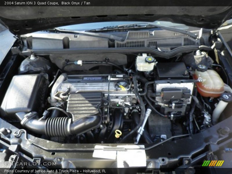 Black Onyx / Tan 2004 Saturn ION 3 Quad Coupe
