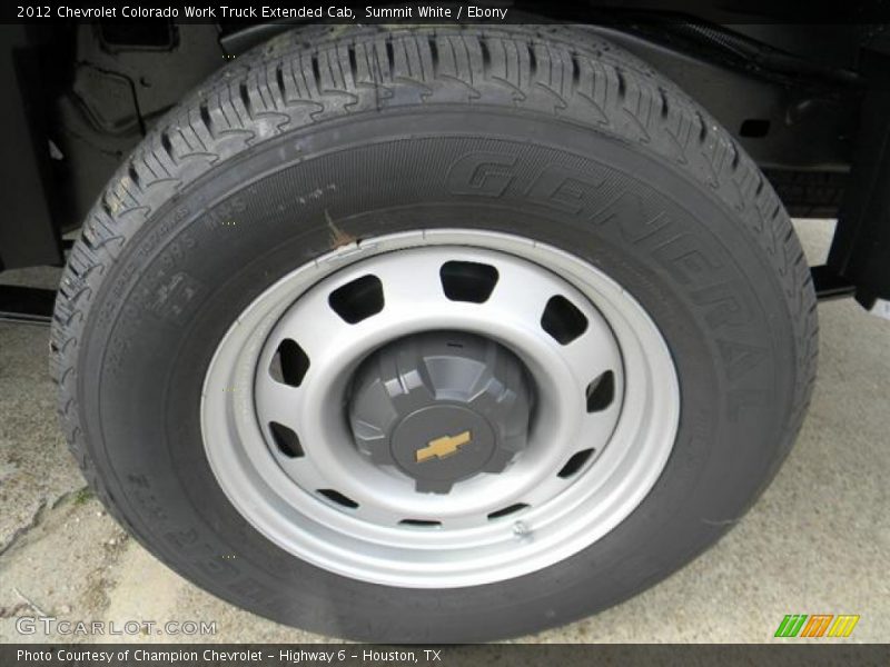 Summit White / Ebony 2012 Chevrolet Colorado Work Truck Extended Cab