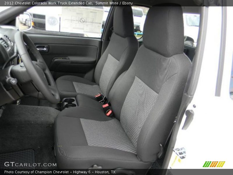 Summit White / Ebony 2012 Chevrolet Colorado Work Truck Extended Cab