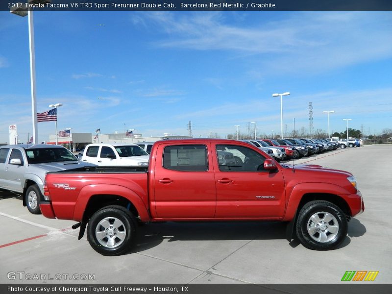 Barcelona Red Metallic / Graphite 2012 Toyota Tacoma V6 TRD Sport Prerunner Double Cab