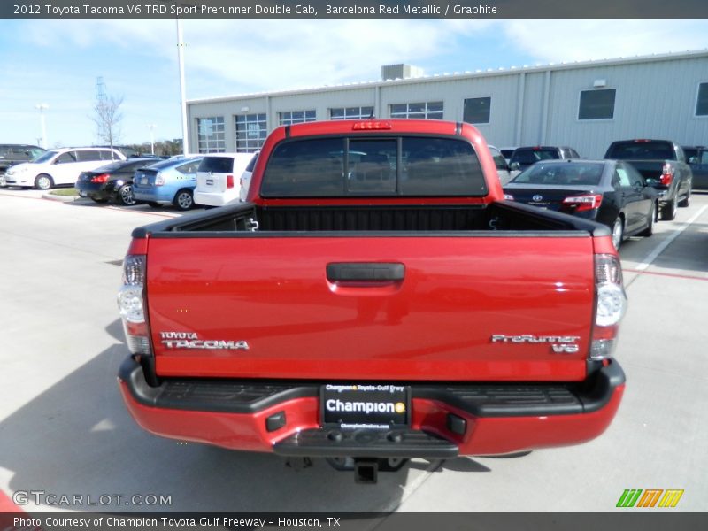 Barcelona Red Metallic / Graphite 2012 Toyota Tacoma V6 TRD Sport Prerunner Double Cab