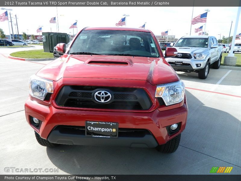 Barcelona Red Metallic / Graphite 2012 Toyota Tacoma V6 TRD Sport Prerunner Double Cab
