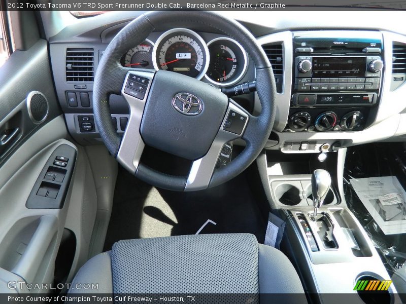 Barcelona Red Metallic / Graphite 2012 Toyota Tacoma V6 TRD Sport Prerunner Double Cab