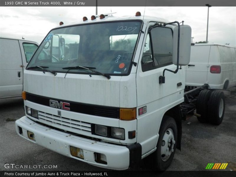 White / Gray 1993 GMC W Series Truck 4000