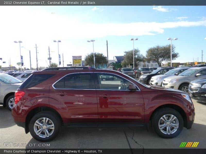 Cardinal Red Metallic / Jet Black 2012 Chevrolet Equinox LT