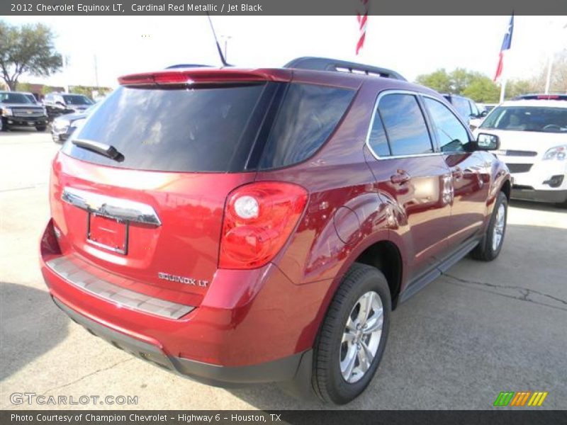 Cardinal Red Metallic / Jet Black 2012 Chevrolet Equinox LT