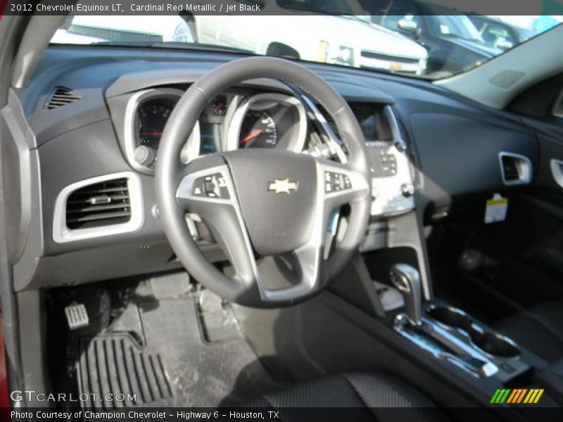 Cardinal Red Metallic / Jet Black 2012 Chevrolet Equinox LT