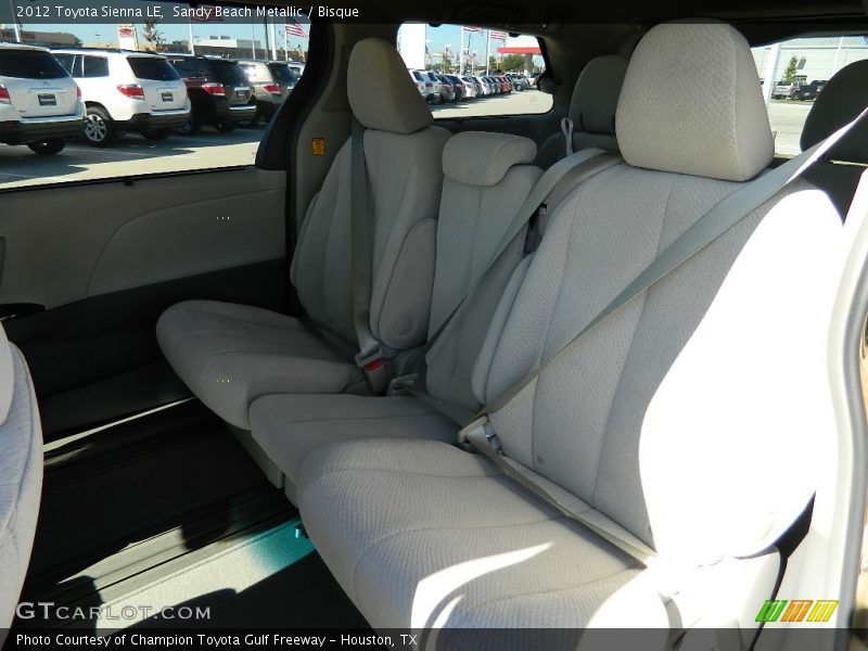 Sandy Beach Metallic / Bisque 2012 Toyota Sienna LE