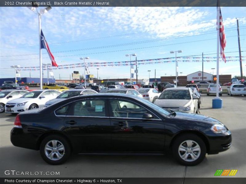 Black Granite Metallic / Neutral 2012 Chevrolet Impala LS