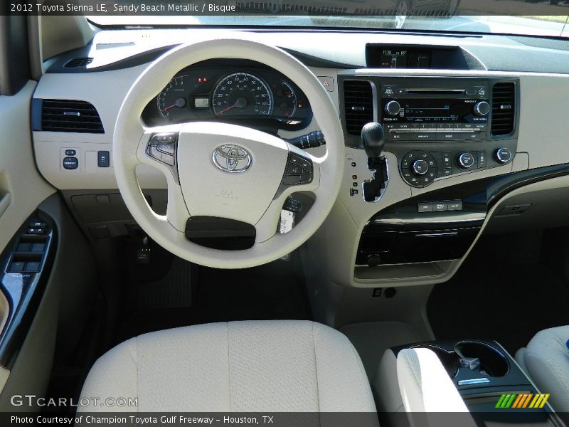 Sandy Beach Metallic / Bisque 2012 Toyota Sienna LE