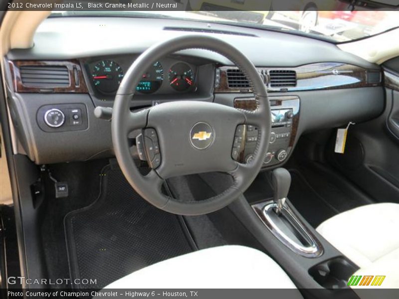 Black Granite Metallic / Neutral 2012 Chevrolet Impala LS