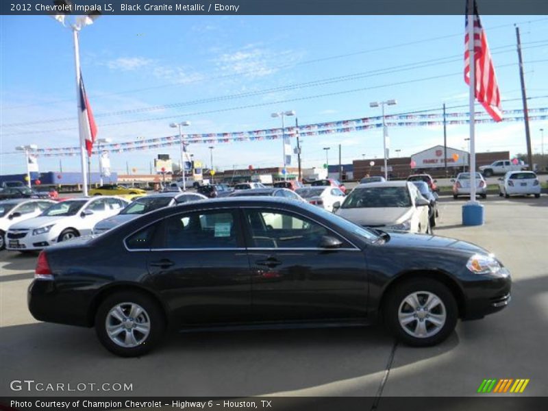 Black Granite Metallic / Ebony 2012 Chevrolet Impala LS