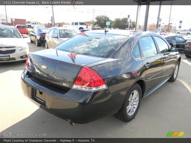 Black Granite Metallic / Ebony 2012 Chevrolet Impala LS