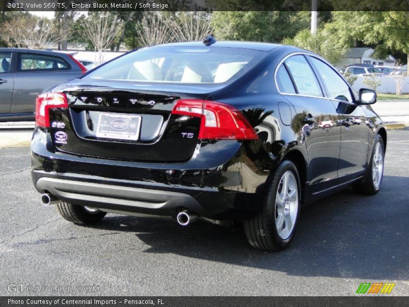 Ember Black Metallic / Soft Beige 2012 Volvo S60 T5