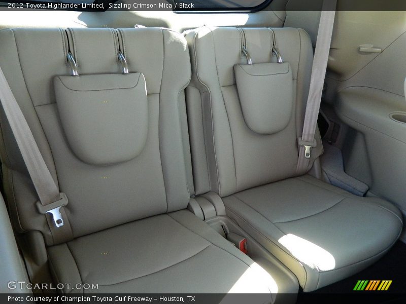 Sizzling Crimson Mica / Black 2012 Toyota Highlander Limited