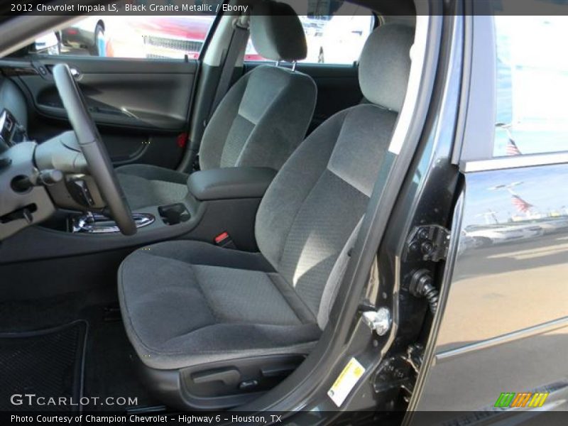Black Granite Metallic / Ebony 2012 Chevrolet Impala LS