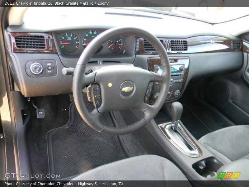 Black Granite Metallic / Ebony 2012 Chevrolet Impala LS