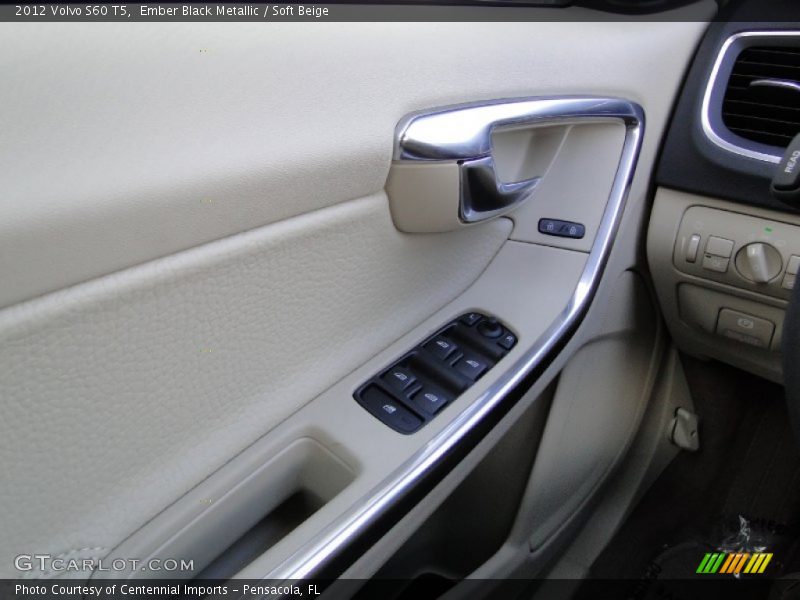 Ember Black Metallic / Soft Beige 2012 Volvo S60 T5