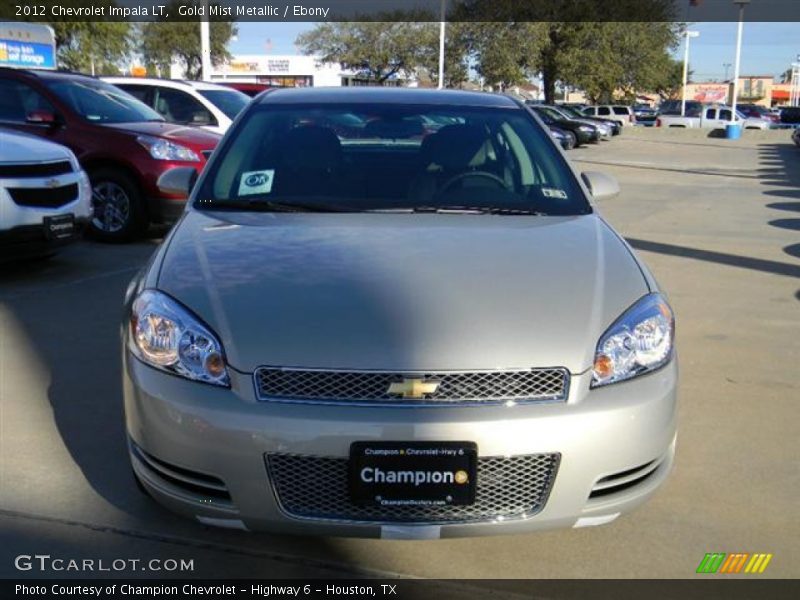 Gold Mist Metallic / Ebony 2012 Chevrolet Impala LT