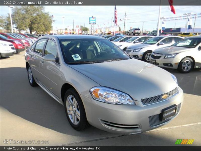 Gold Mist Metallic / Ebony 2012 Chevrolet Impala LT