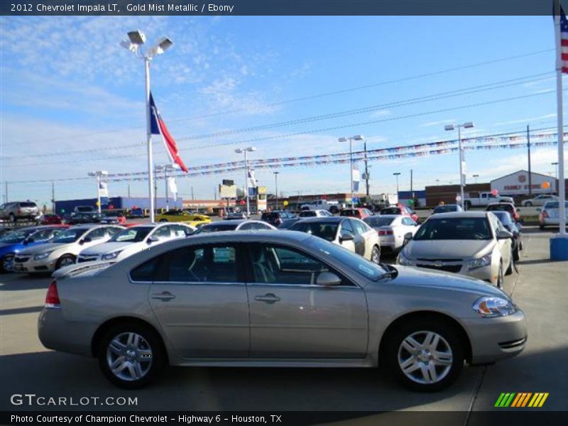 Gold Mist Metallic / Ebony 2012 Chevrolet Impala LT